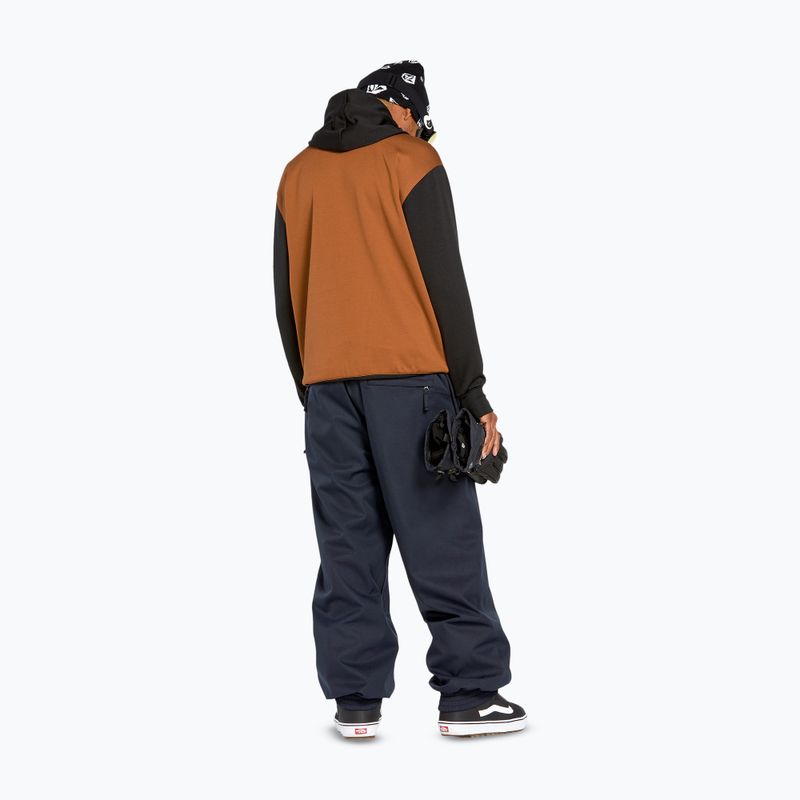 Кофта сноубордична чоловіча Volcom Hydro Riding Hoodie caramel 3