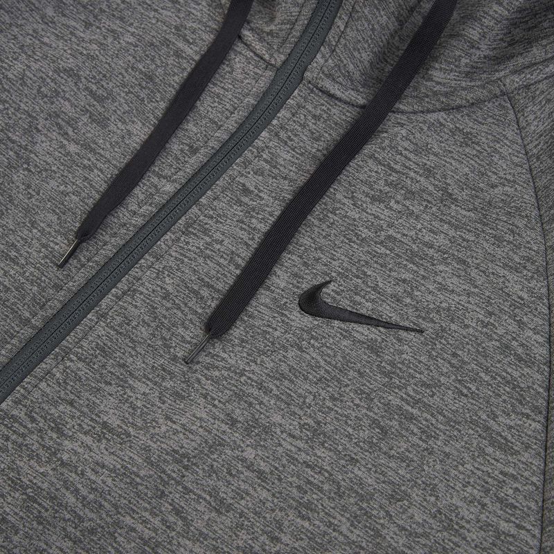Кофта для тренувань чоловіча Nike Therma Fit Full-Zip charcoal heathr/dark smoke grey/black 10