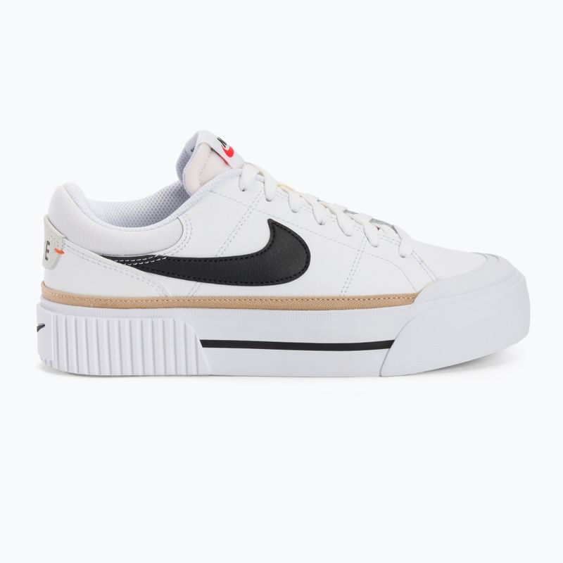 Кросівки жіночі Nike Court Legacy Lift white/hemp/team orange/black 8