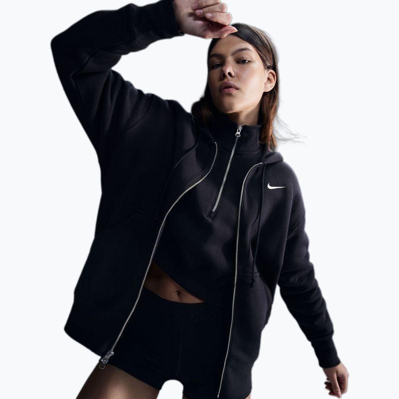 Кофта жіноча Nike Sportswear Phoenix Fleece black/sail