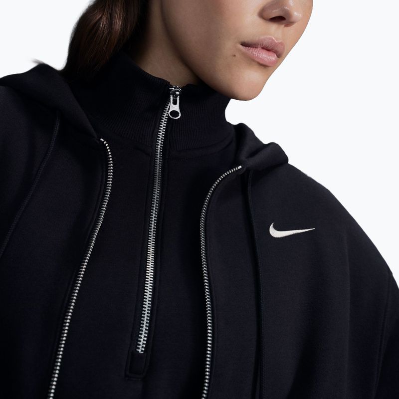 Жіноча кофта Nike Sportswear Phoenix Fleece black/sail 5