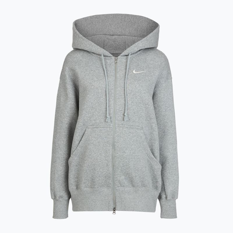 Кофта жіноча  Nike Sportswear Phoenix Fleece dark grey heather/sail 10