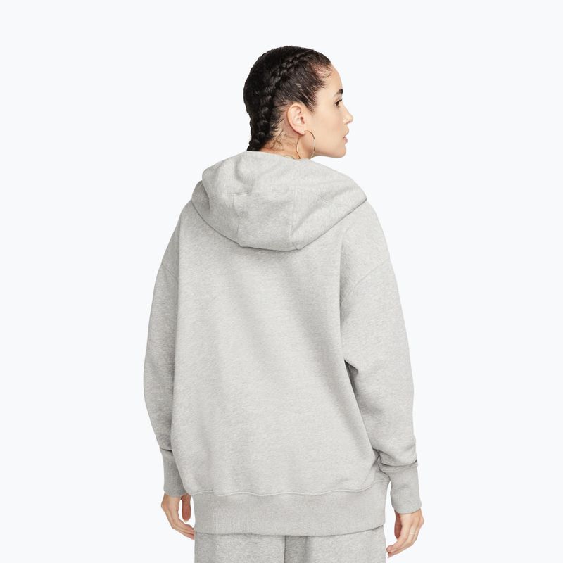 Кофта жіноча Nike Sportswear Phoenix Fleece dark grey heather/sail 3