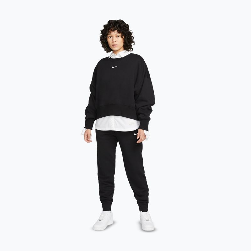 Кофта жіноча Nike Sportswear Phoenix Fleece Oversized black/sail 2