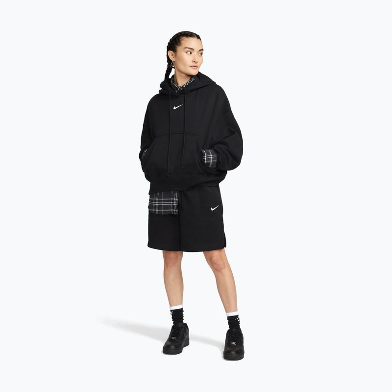 Кофта жіноча Nike Sportswear Phoenix Fleece Oversized black/sail 2