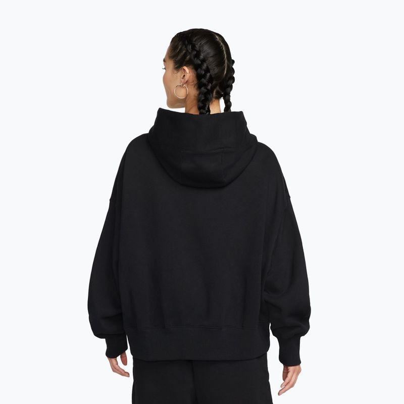 Кофта жіноча Nike Sportswear Phoenix Fleece Oversized black/sail 3