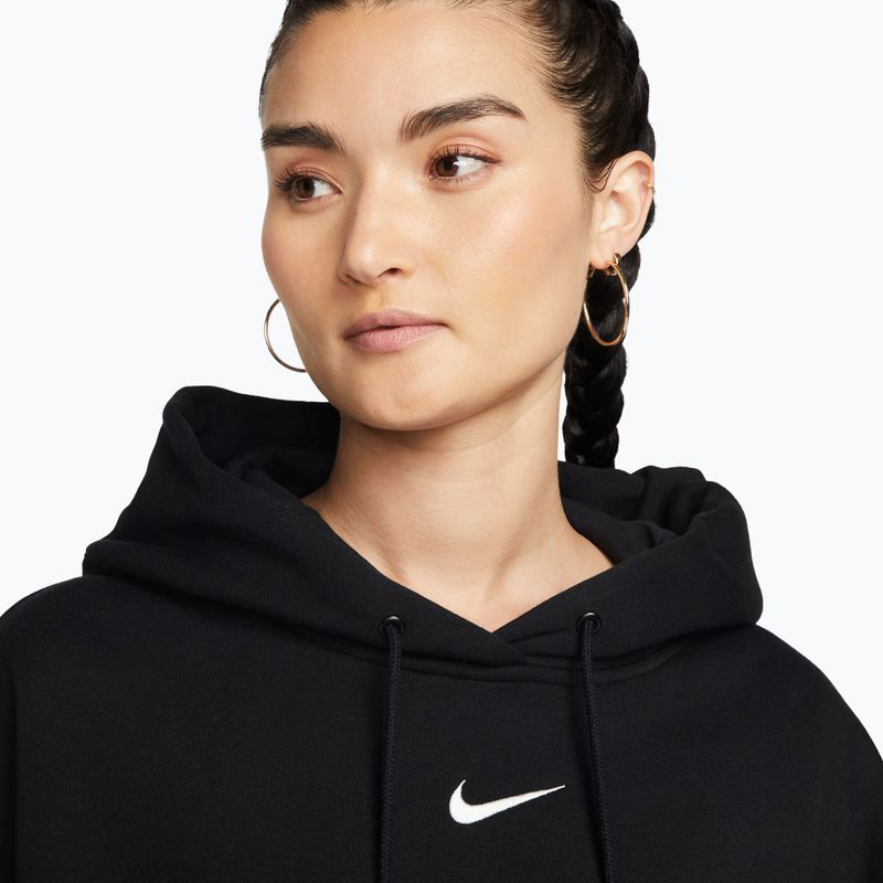Кофта жіноча Nike Sportswear Phoenix Fleece Oversized black/sail 5