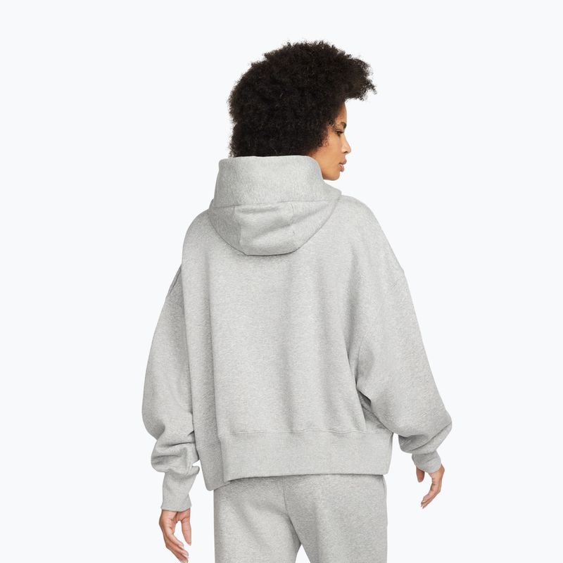 Кофта жіноча Nike Sportswear Phoenix Fleece Oversized dark grey heather/sail 3