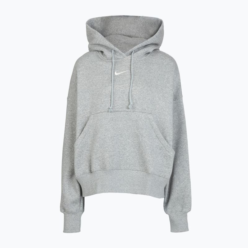 Кофта жіноча Nike Sportswear Phoenix Fleece Oversized dark grey heather/sail 9