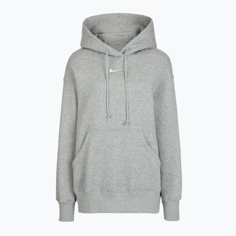 Кофта жіноча Nike Sportswear Phoenix Fleece Oversized dark grey heather/sail 6