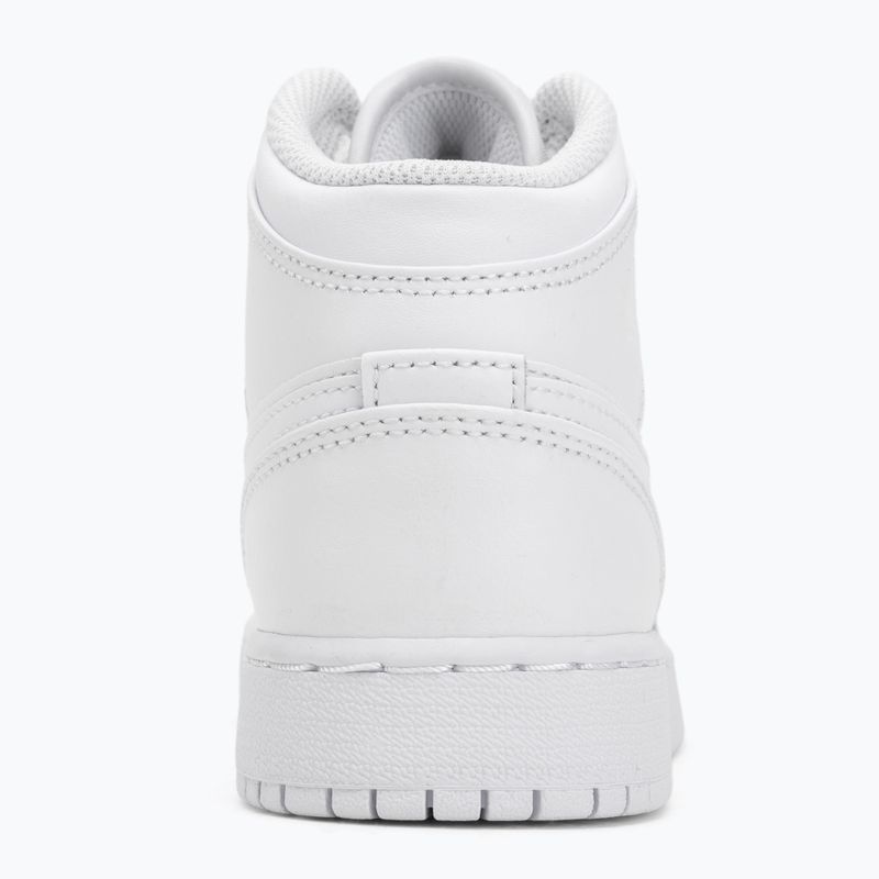 Дитячі кросівки Nike Jordan 1 Mid white/white/white 6