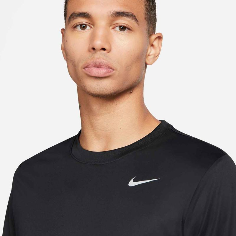 Лонгслів для тренувань чоловічий Nike Dri-FIT Legend black/matte silver 4