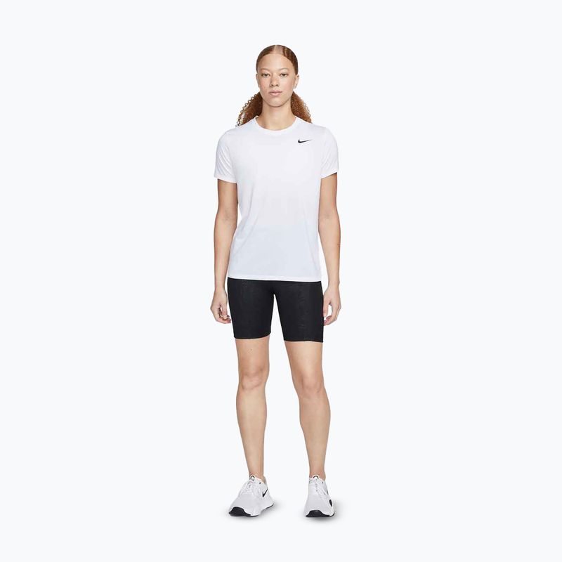 Футболка для тренувань жіноча Nike Dri-Fit white/black 2