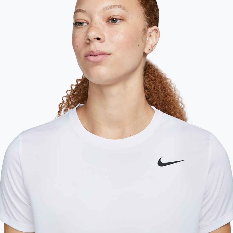 Футболка для тренувань жіноча Nike Dri-Fit white/black 4