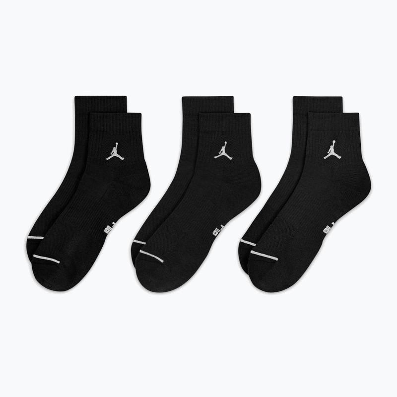 Шкарпетки Nike Jordan Everyday Ankle 3 пари black/white 2