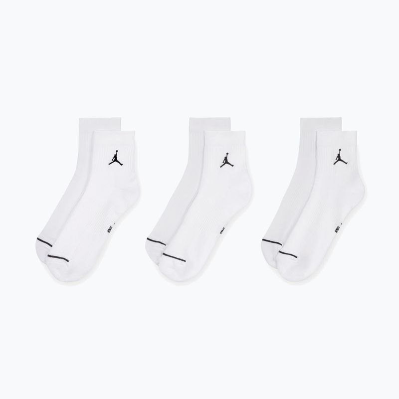 Шкарпетки Nike Jordan Everyday Ankle 3 пари white/black 2