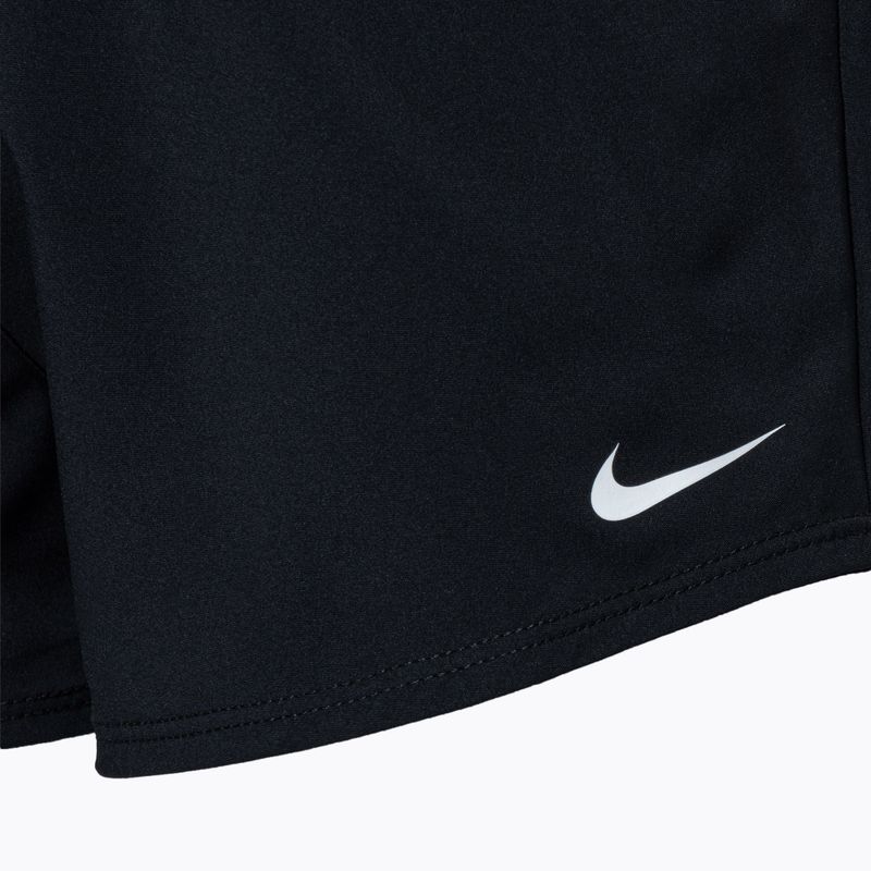 Дитячі шорти Nike One з високою талією чорні/білі 3