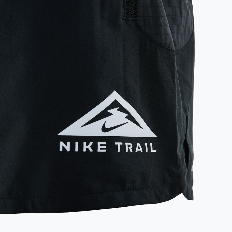 Шорти для бігу чоловічі Nike Trial Second Sunrise Dri-Fit black/dark smoke grey/white 4