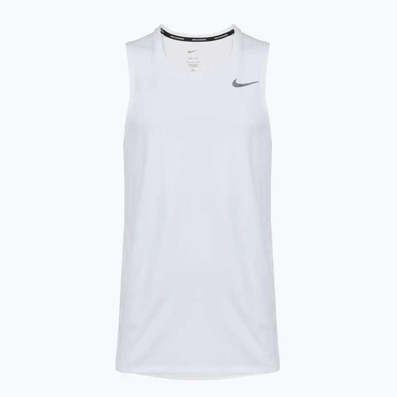 Футболка для бігу чоловіча Nike Dri-Fit Miler white 7