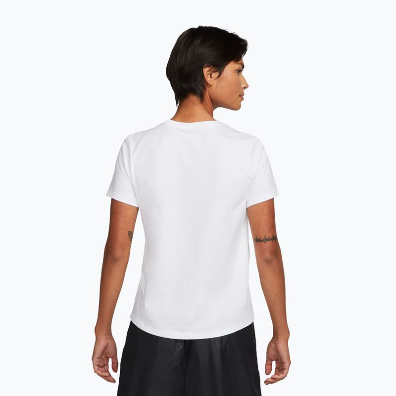 Футболка жіноча Nike Sportswear Club Essentials Logo white/black 3