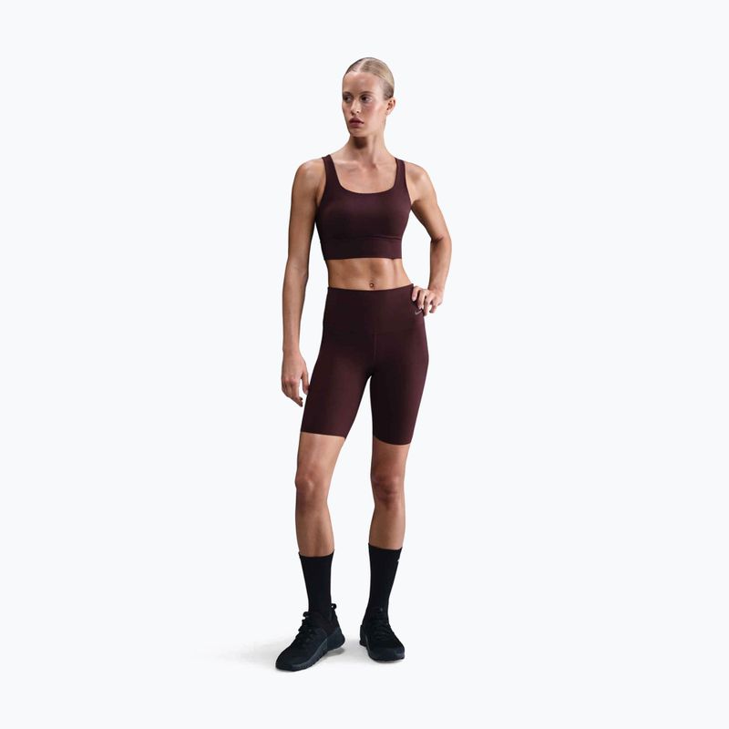 Спортивний бюстгальтер Nike Zenvy Medium-Support burgundy crush/sail 2