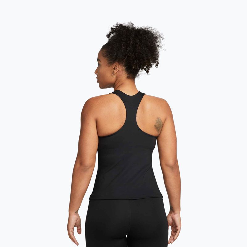 Футболка жіноча Nike Swoosh Medium Support Bra black/black/white 3