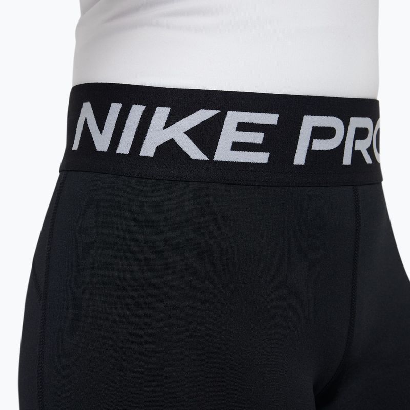Шорти дитячі Nike Pro Dri-Fit 5" carbon black/white 5