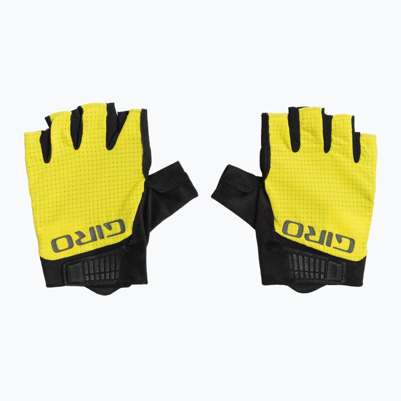 Рукавички велосипедні чоловічі Giro Bravo Gel II highlight yellow 2