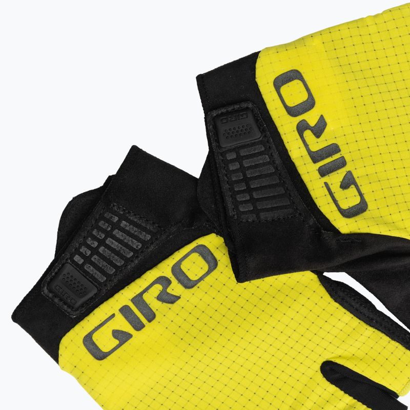 Рукавички велосипедні чоловічі Giro Bravo Gel II highlight yellow 4