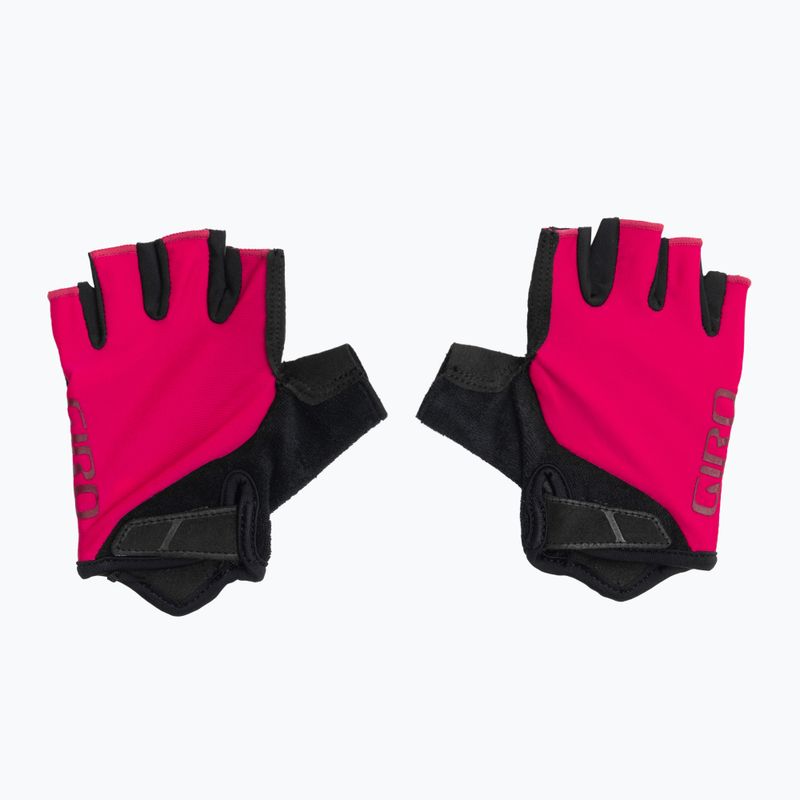 Рукавички велосипедні жіночі Giro Jag'ette raspberry/dark cherry 2