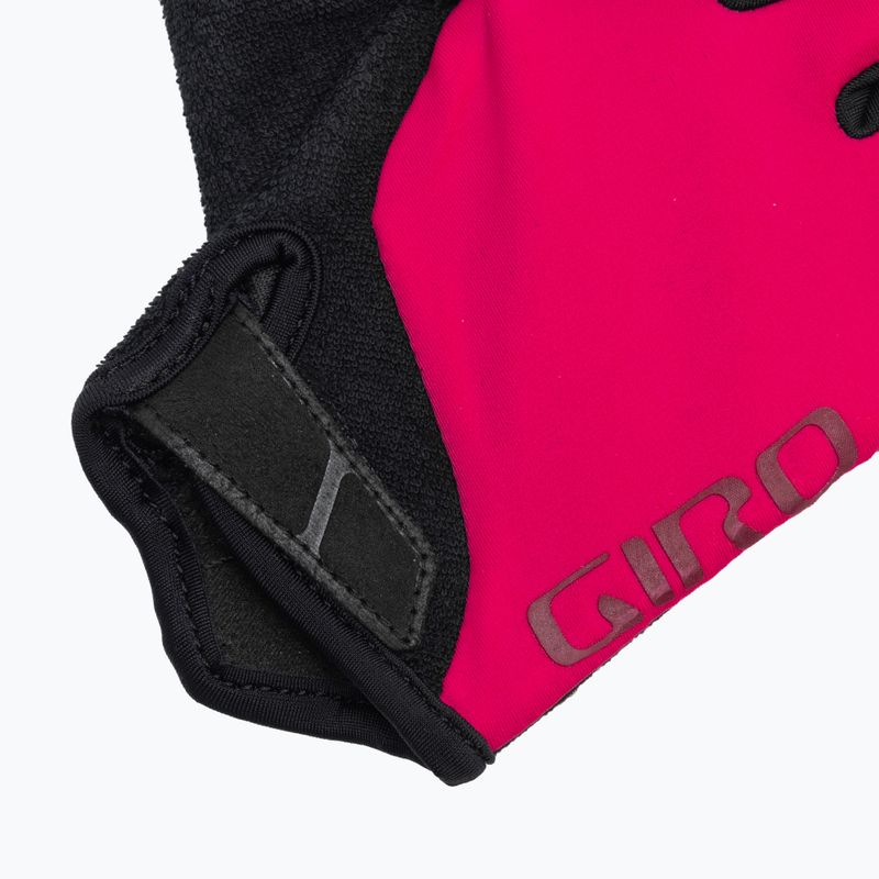 Рукавички велосипедні жіночі Giro Jag'ette raspberry/dark cherry 4