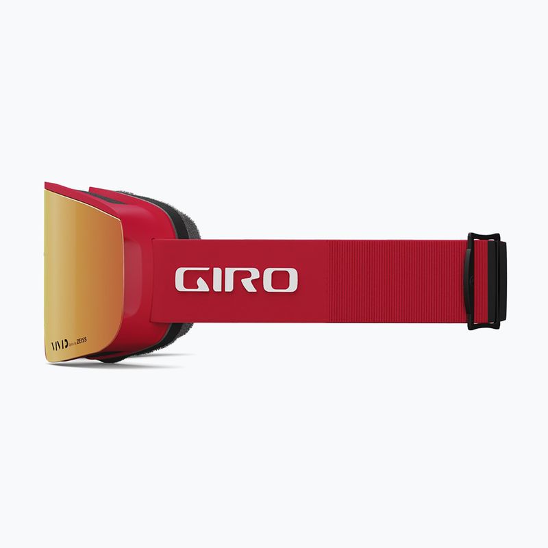 Гірськолижні окуляри Giro Axis червоно-чорні третина/око/інфрачервоні 4