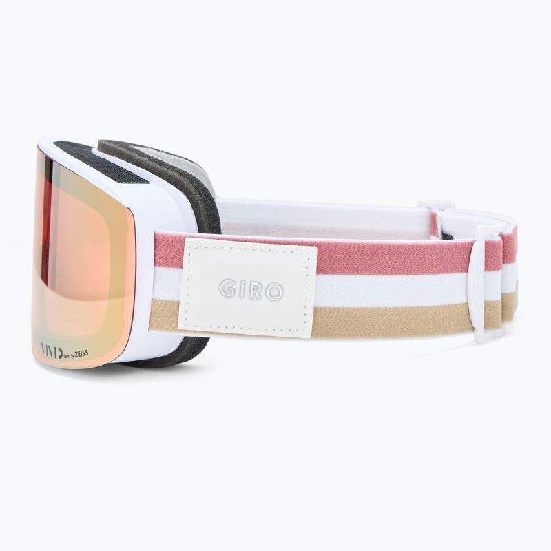 Жіночі гірськолижні окуляри Giro Ella white lx stripe/рожеве золото/інфрачервоні 5