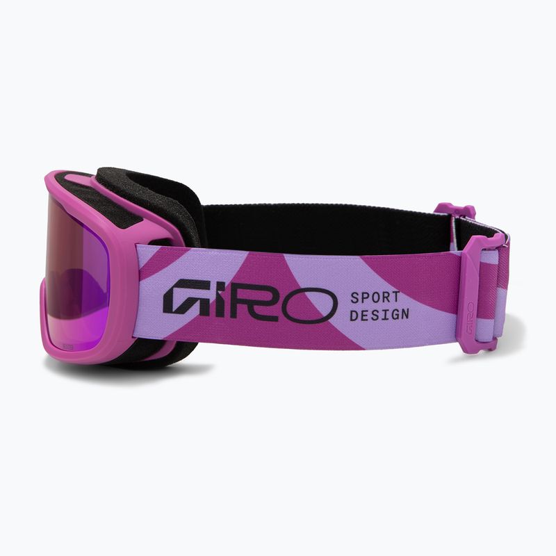 Окуляри гірськолижні дитячі Giro Buster Jr pink flow/amber pink 4