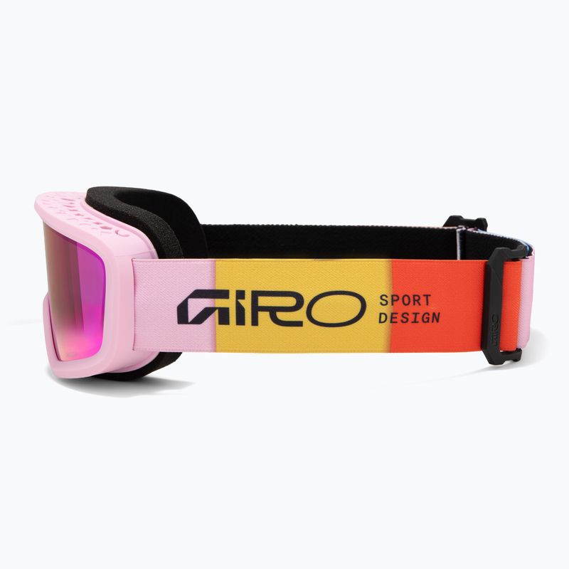 Дитячі лижні маски Giro Chico 2.0 Jr light pink blocks/amber pink 4