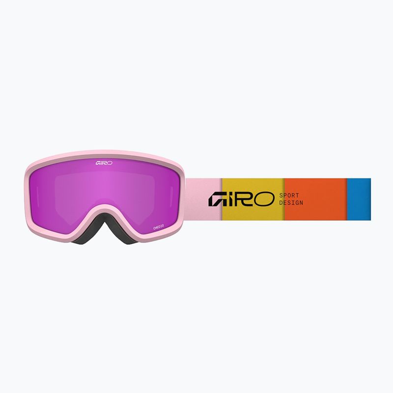 Дитячі лижні маски Giro Chico 2.0 Jr light pink blocks/amber pink 5