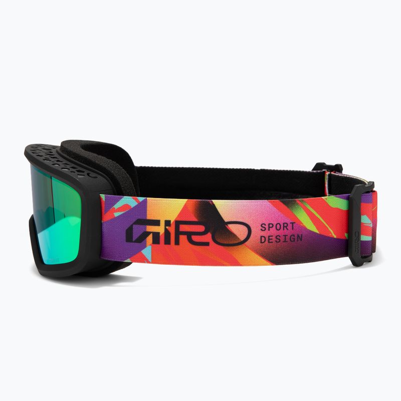 Окуляри гірськолижні дитячі Giro Chico 2.0 Jr multi flow/loden green 4