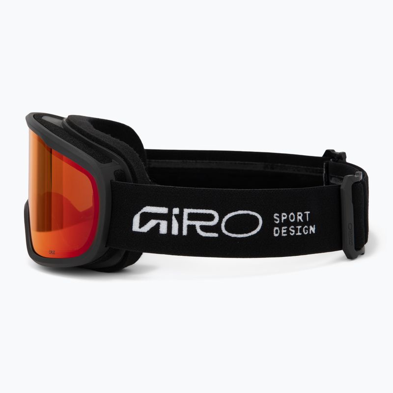 Лижні окуляри Giro Cruz black stacked/amber scarlet 4