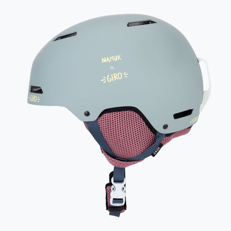 Шолом гірськолижний дитячий Giro Crue matte light blue namuk 3