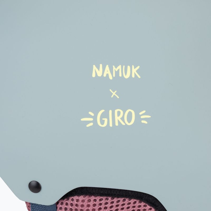 Дитячий лижний шолом Giro Crue matte light blue namuk 8