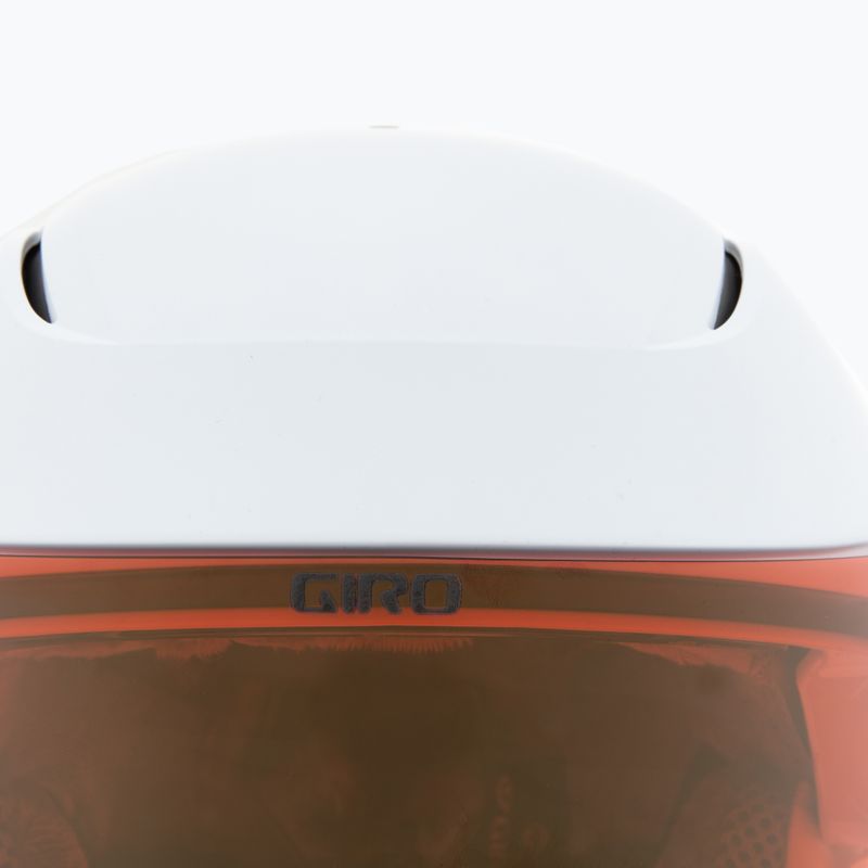 Шолом гірськолижний жіночий Giro Aria Spherical Mips W matte white/vivid copper 5