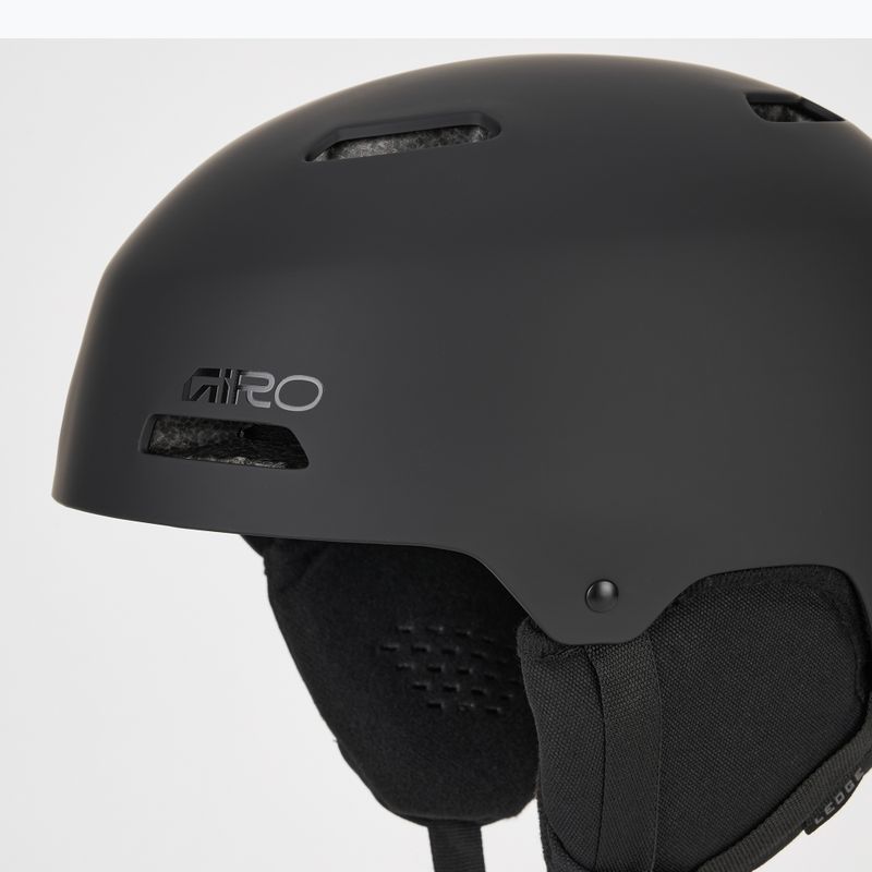 Шолом гірськолижний Giro Ledge FS matte black 7