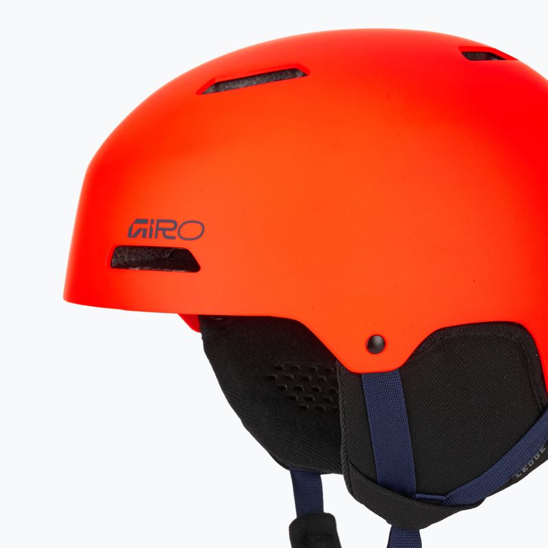 Лижний шолом Giro Ledge FS matte orange 7