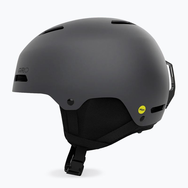 Шолом лижний Giro Ledge FS MIPS matte graphite 2