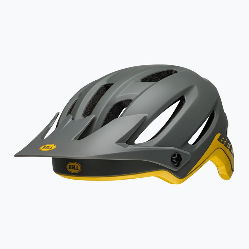 Шолом велосипедний Bell 4Forty gloss gray/yellow