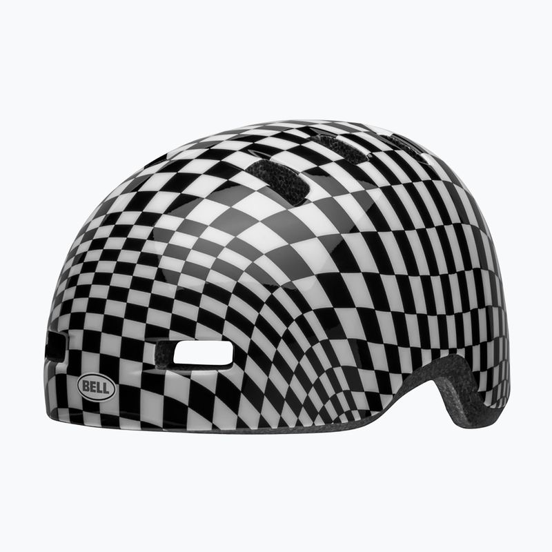 Шолом велосипедний дитячий Bell Lil Ripper checker gloss black/white