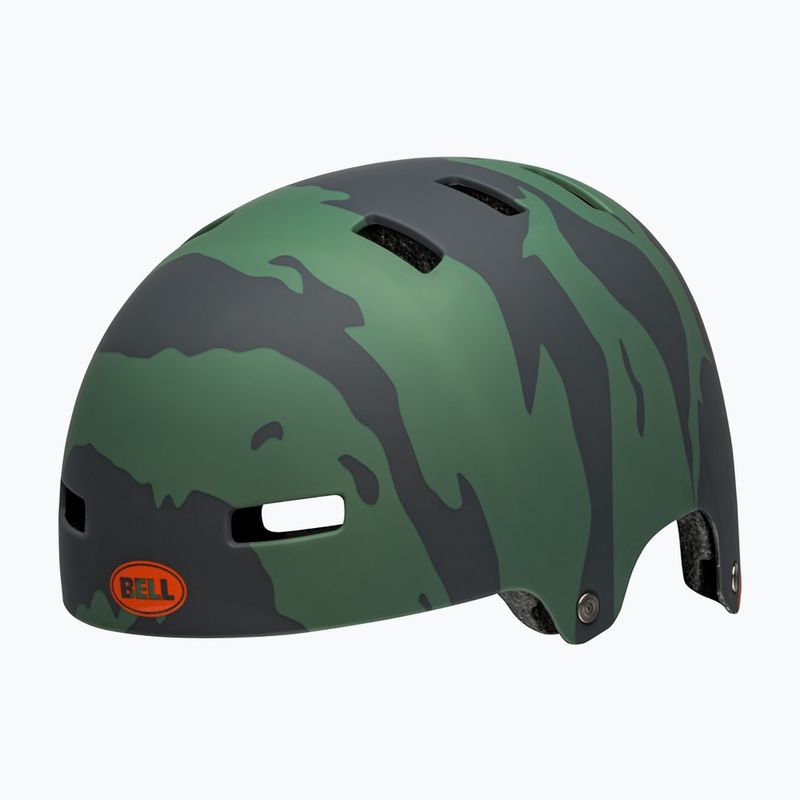 Шолом дитячий Bell Span ravine matte green/orange