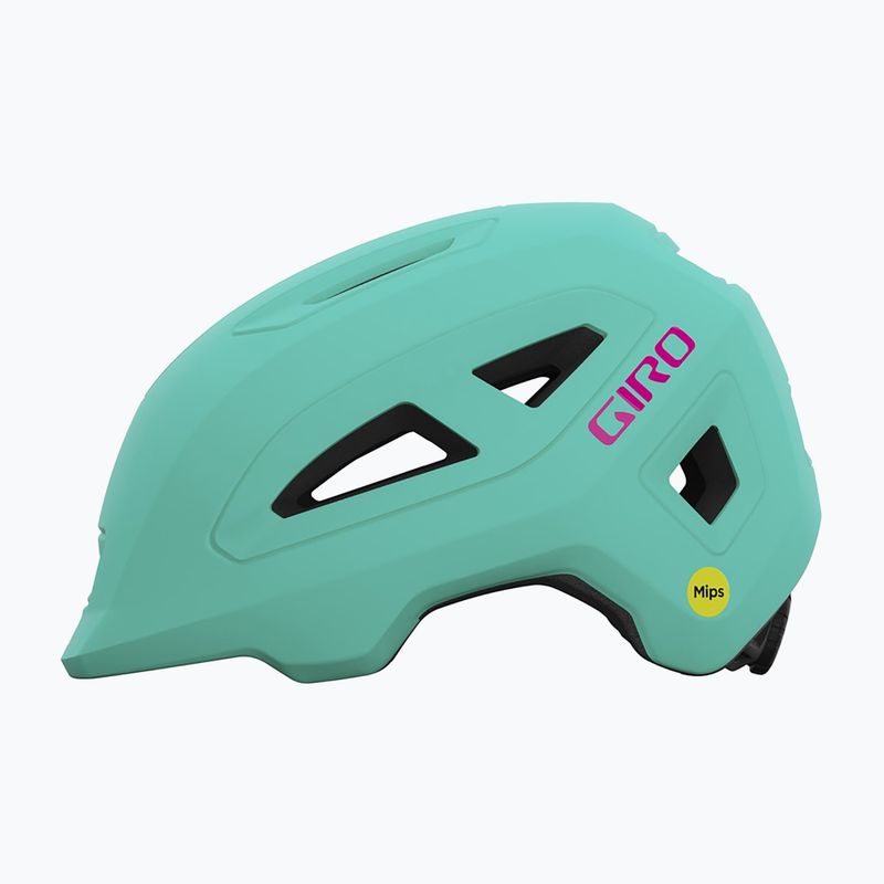 Шолом велосипедний дитячий Giro Scamp II matte screaming teal/bright pink 2
