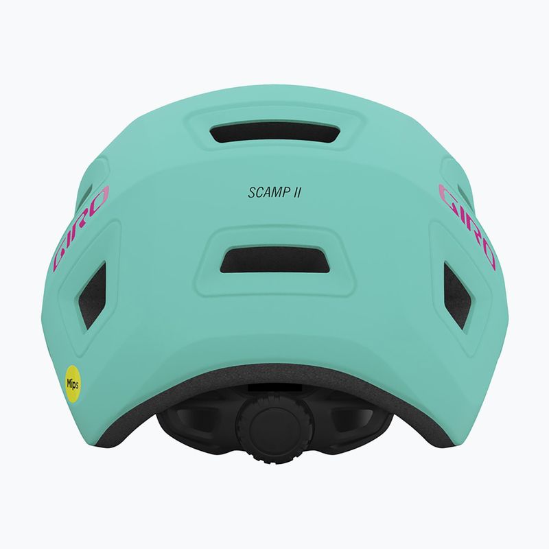 Шолом велосипедний дитячий Giro Scamp II Integrated MIPS matte screaming teal/bright pink 3