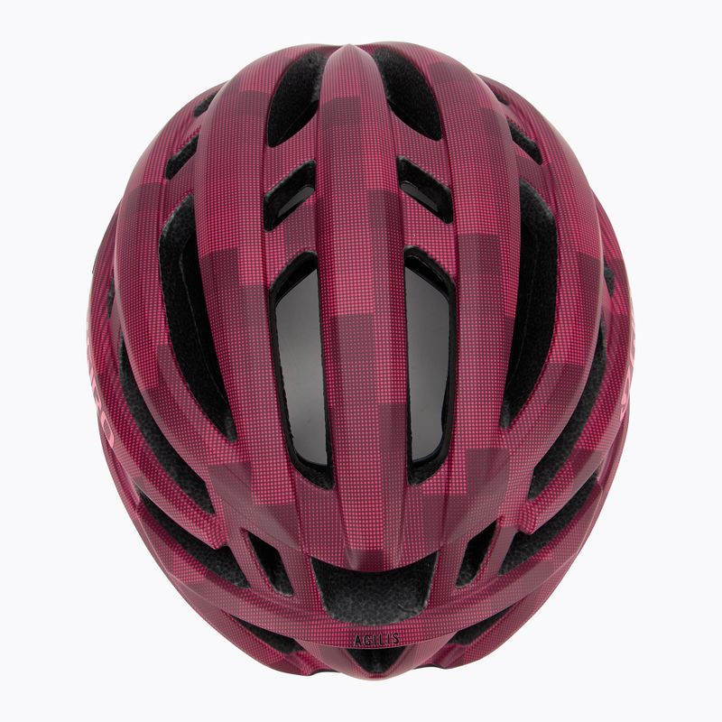Шолом велосипедний Giro Agilis Integrated MIPS matte dark cherry towers 5